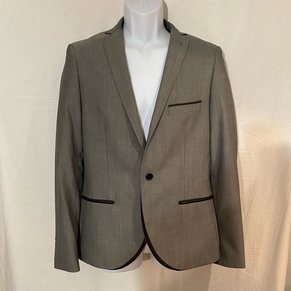 TOPMAN Men’s Grey Blazer Sz 40